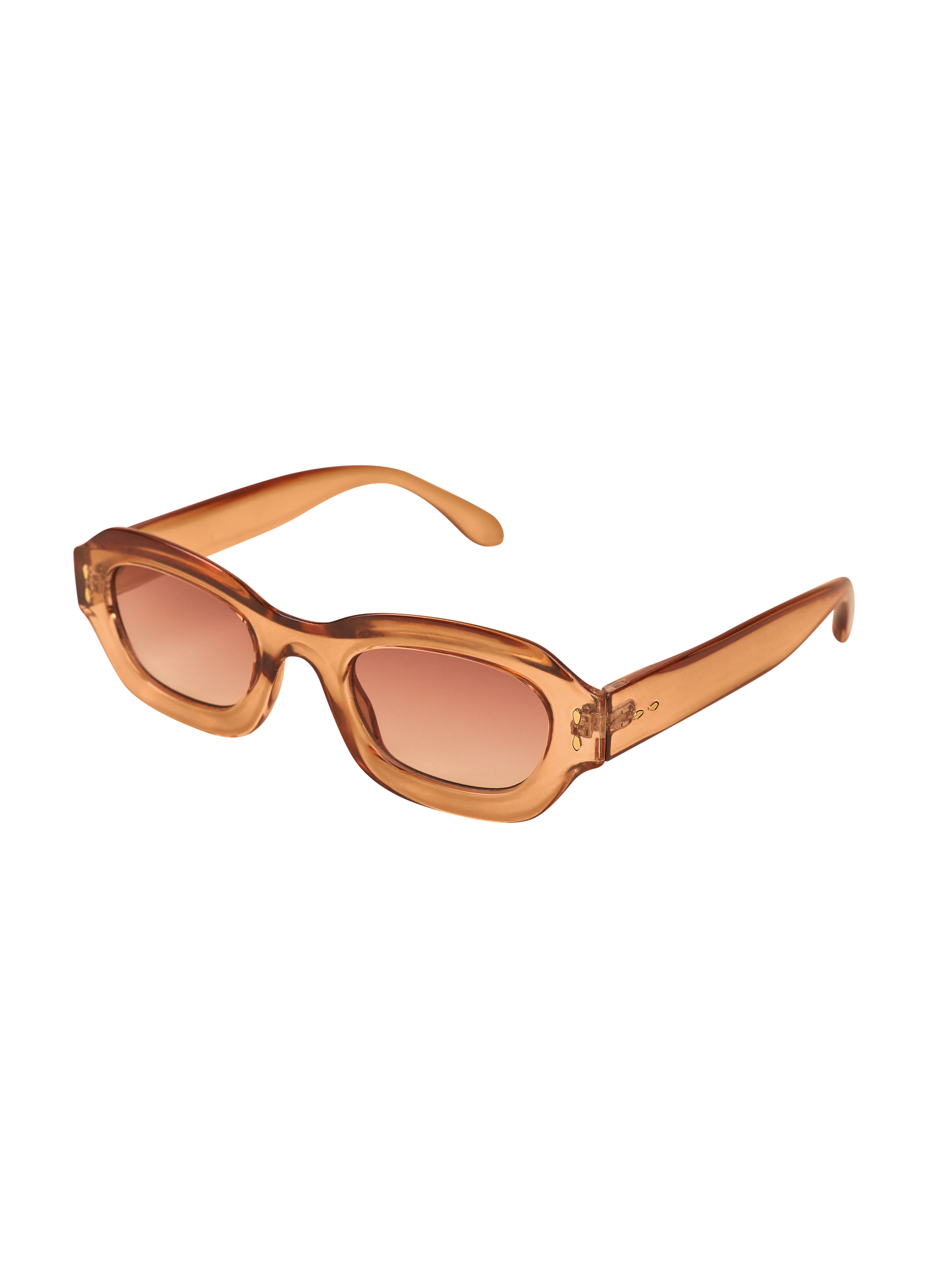 Powder UK Limited Edition Honey in Petal/nude sunglasses w/print hard case-NWT Powder Sunglasses | Edmonds main image 3