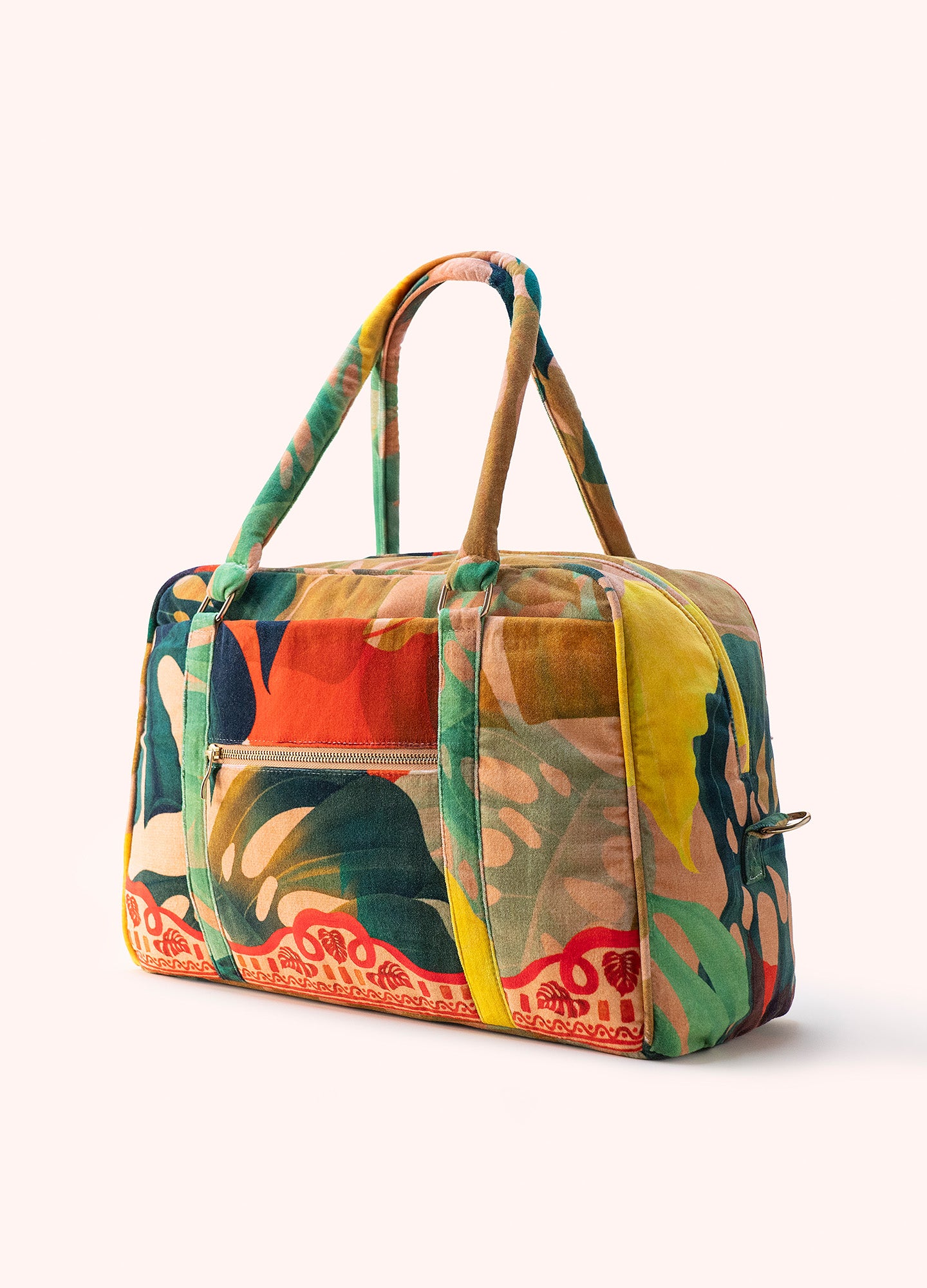 Luxe Weekender Bag - Exotic Leaves – Powder Design Inc.